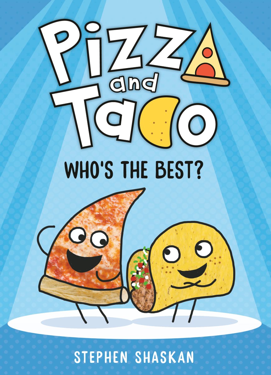 It is the age-old drama: PIZZA AND TACO: WHO’S THE BEST? Now propounded by  @SShaksan, and edited by Heidi Kilgras, from  @randomhousekids. I can’t lie: I’m voting for Pizza.