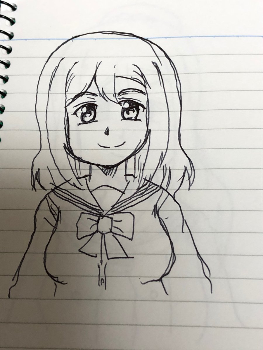 待ち時間に描いたボールペン一発描きアゼリアと璃奈ちゃん。
花丸ちゃん、記憶だけで描いたけど推しなのに一番遠い?
並べて見るとダイヤさんが安定して描ける気が。 