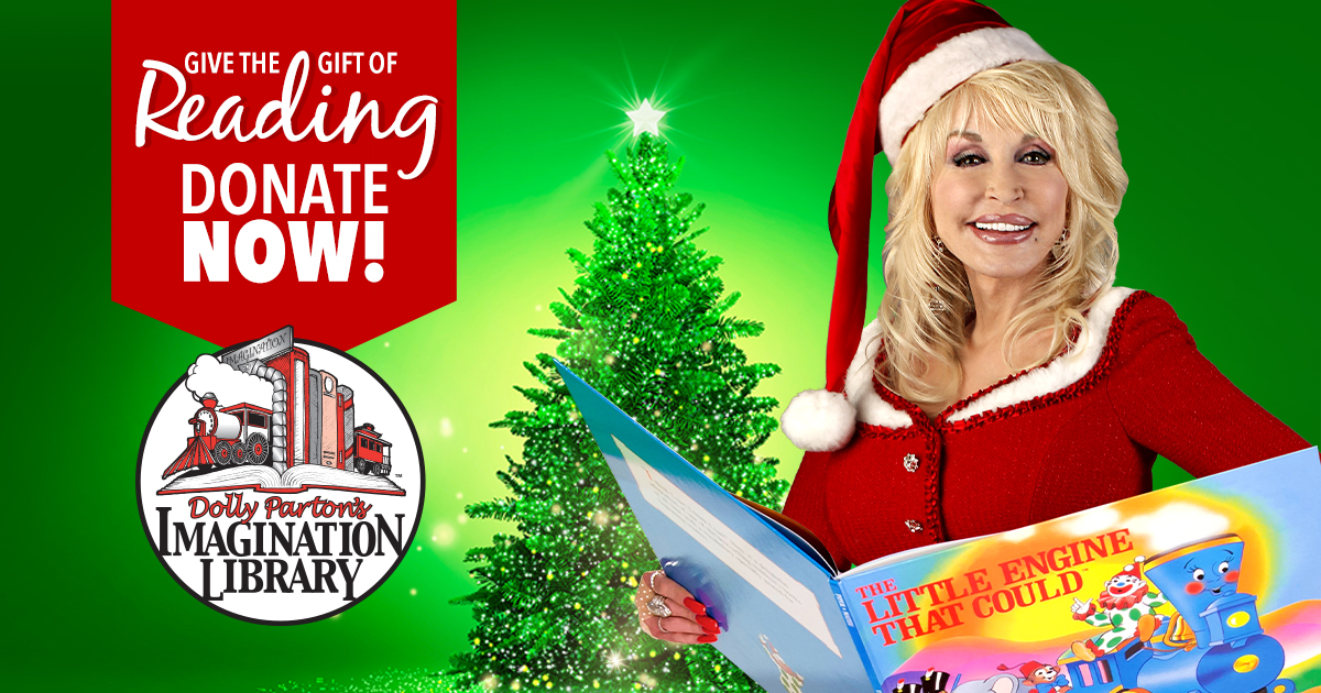 dollyslibrary's tweet photo. Help us to inspire a love of reading in other families this holiday season! Donate online to support your community’s Imagination Library, and help put more books in the hands of more children. https://t.co/NeZLmQzaeo https://t.co/BBUjGaJa37