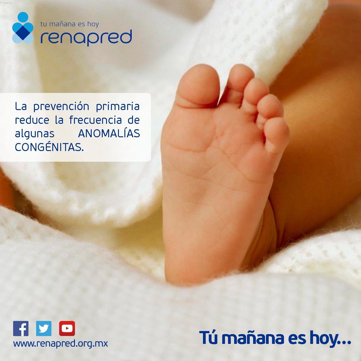 La prevención primaria reduce la frecuencia de algunas ANOMALÍAS CONGÉNITAS

Garantizar que durante el embarazo la exposición a los medicamentos y a radiaciones por razones médicas esté justificada, basándose en un análisis cuidadoso de las ventajas y los riesgos para la salud.