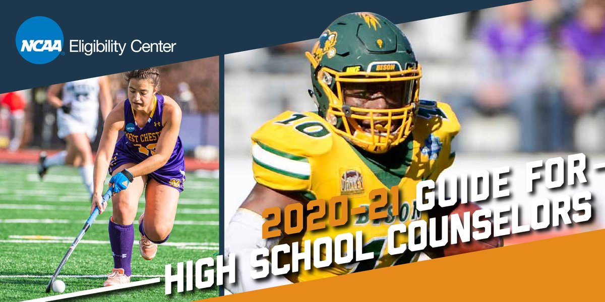 🚨 UPDATED RESOURCE ALERT 🚨

The 2020-21 Guide for High School Counselors is available! This includes helpful info on <a href="/NCAA/">NCAA</a> academic standards and resources for counselors looking to assist college-bound student-athletes.

➡️ on.ncaa.com/CounselorGuide