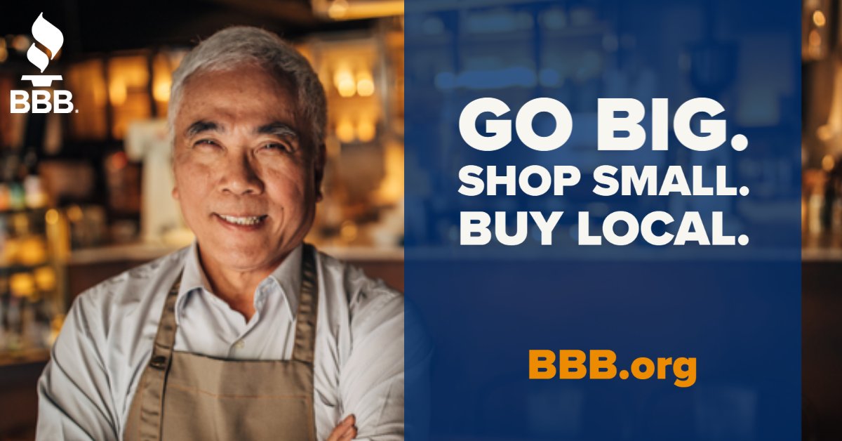 #TipTuesday

Support local businesses in the pandemic by shopping local this holiday season 🎁

#BBB #StartWithTrust #buylocal