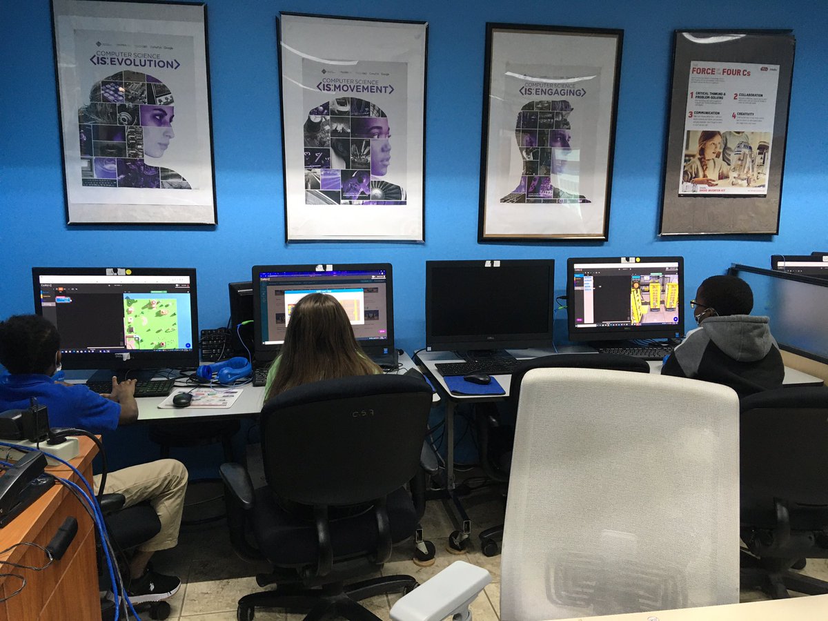 EdcampEFWMA's tweet image. Today @efwmaschool we with our 3rd-5th grade classes doing @GoCoderZ - Amazon Cyber Robotics Challenge @AmazonNews #AmazonFutureEngineer #robotics
#virtualrobotics
Advocate for #equity #diversity #confidence #RemoteLearning
#code #CSforGood #creativity
#CSforALL #EveryCanCode