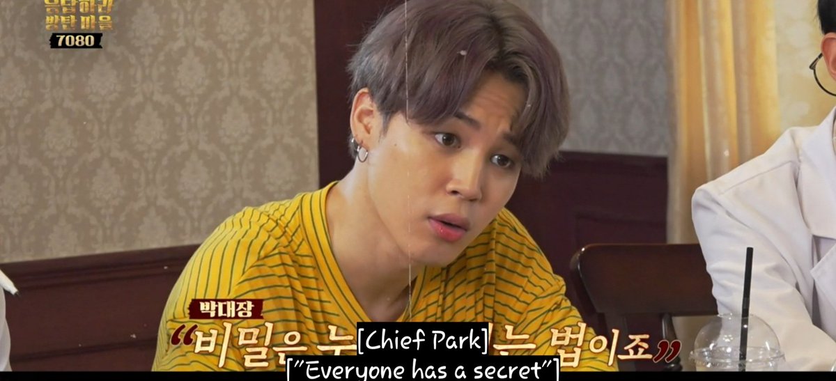 what a way to end the day, our cuutie babies immersed in their roles  @BTS_twt   #RUNBTSEp120