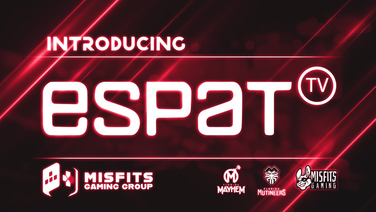 We’re excited to join <a href="/EspatTv/">ESPAT TV</a>’s Creative Collective to reach new audiences and create content that esports fans are excited and proud to watch. 

📰 misfitsgaming.gg/misfits-gaming…