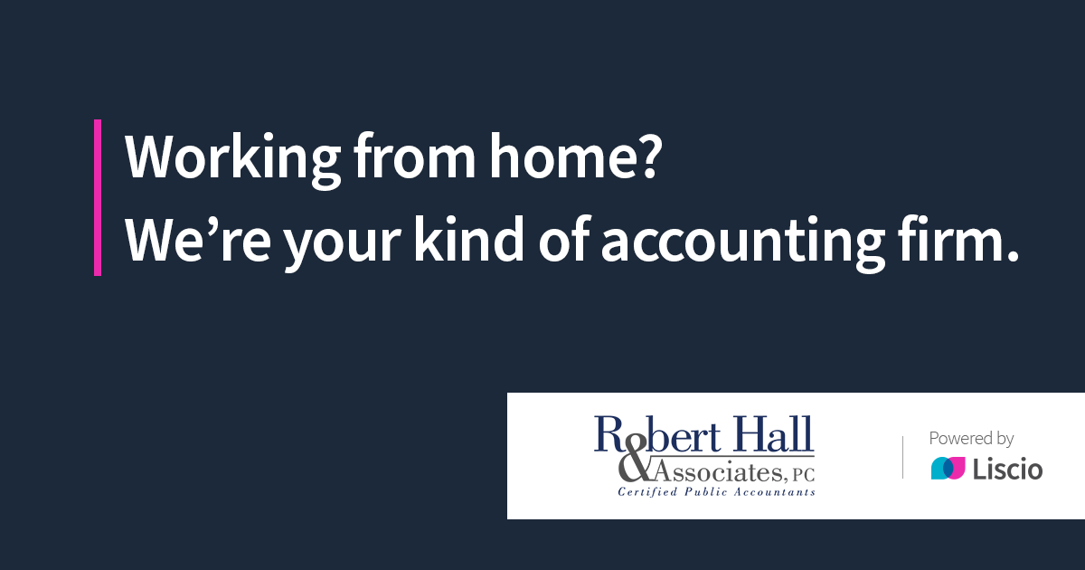 hallassoc_cpa's tweet photo. Many businesses are deciding to allow their employees to continue working from home longer-term or permanently. If that's your situation, make sure you have a streamlined relationship with your accountant. Have you checked out our Liscio platform yet? #SafeCPA #Liscio https://t.co/uJHid4w4Mk