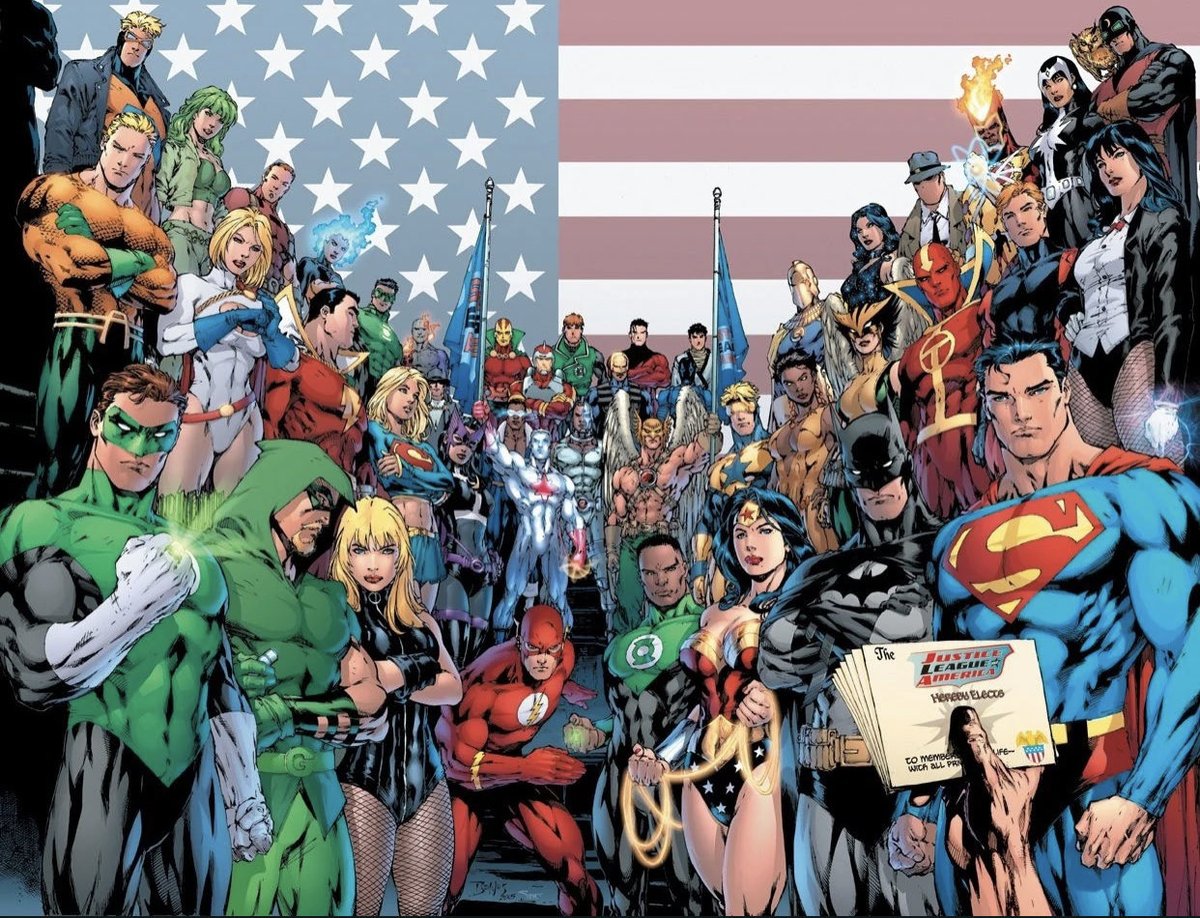AnotherRelaunch's tweet photo. DC tasks you with creating a new Justice League title with a set 8 member team roster, who makes the cut? #AnotherQuestion https://t.co/aId2WmjcnG