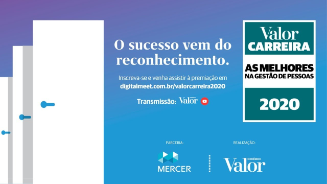 eckersdorff's tweet photo. Tivemos a premiação do estudo Valor Carreira - As Melhores na Gestão de Pessoas 2020 no dia 30 de novembro que anunciamos as 35 empresas ganhadoras. Assista a LIVE na íntegra! Para saber mais sobre o estudo acesse aqui https://t.co/xlsJlscNFJ nesse link. https://t.co/gQO0cnLhdo https://t.co/KrrQoqBuno