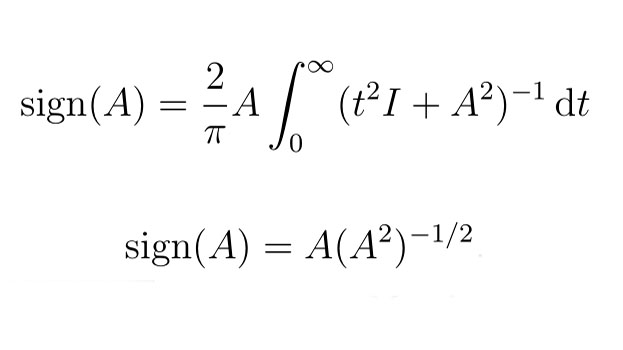 nhigham's tweet photo. What Is the Matrix Sign Function? https://t.co/udLlYgngMl https://t.co/p8QDu3M81H