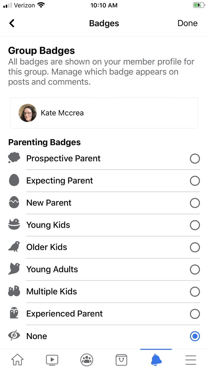 kate_mccrea's tweet image. Where’s my child free millennial badge option? #targetingfail