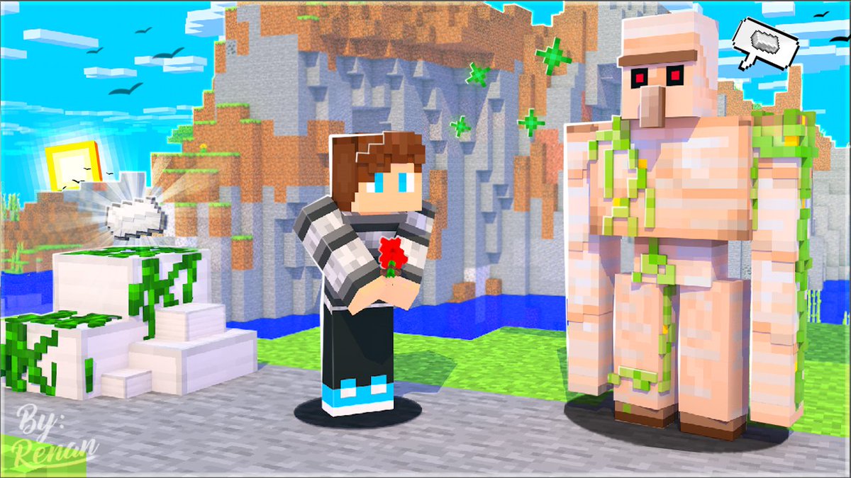 Thubnail de Minecraft,não tenho muita experiência com isso... Mas oq acharam?