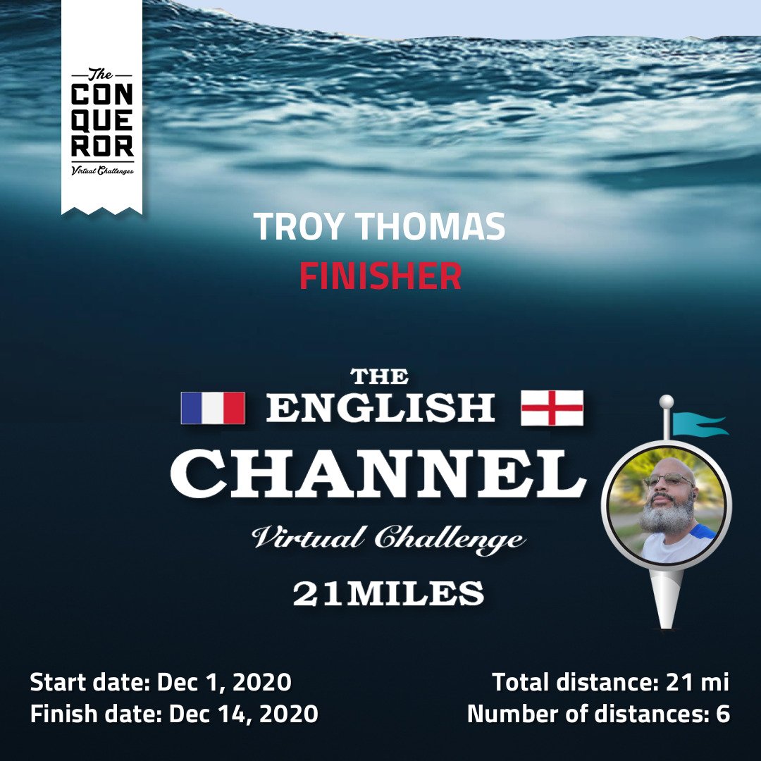 tdouble2k's tweet image. Completed! #TheConquerorChallenge #TheEnglishChannel