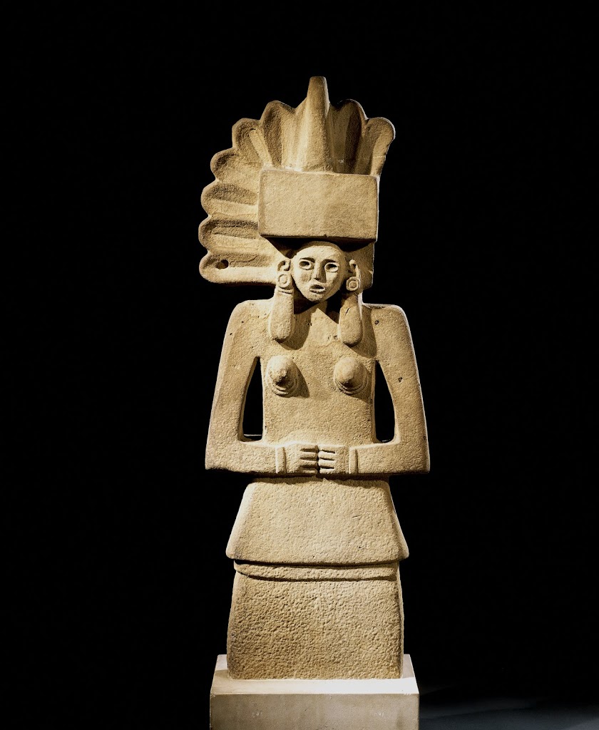 69. Sculpture of Huastec GoddessIt's easy to gloss over the idea of fertility goddesses, to forget why they were worshippedDying during childbirth used to be 100x more likely