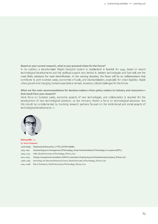 amindehdarian's tweet photo. Read my interview with SCCER Mobility about the systemic evaluation of mobility innovations and modeling the social dimension of freight transport, in the SCCER Mobility book.

Read the full book here: https://t.co/GPf9EQfgZy https://t.co/DDDfkhqssH
