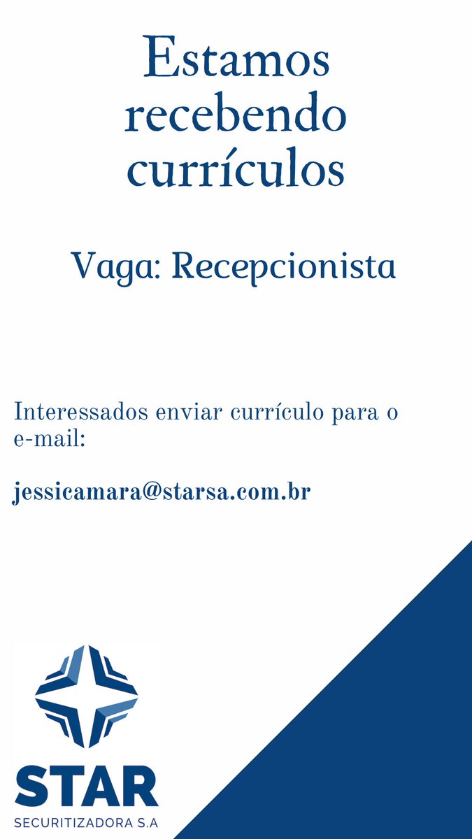 luhps2010's tweet photo. Prezados, bom dia! 

Aos interessados, por gentileza, encaminhar currículo para o endereço eletrônico abaixo: https://t.co/Z9kAdCf6Ao