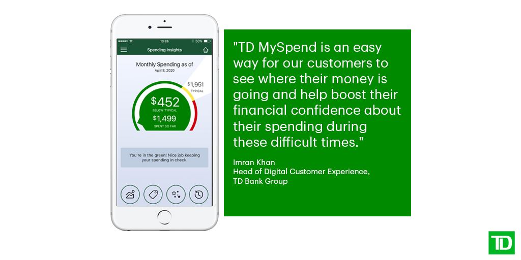 For many Canadians, building a budget and tracking their spending can be a challenge at the best of times. go.td.com/3gQgCY0