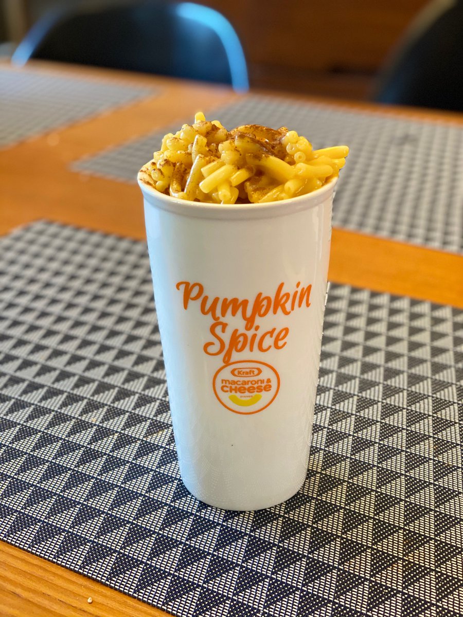 FRIENDS, some news:This weekend, I made and consumed one of only 1,000 Kraft Mac and Cheese Pumpkin Spice kits in existence.What follows is a thread.  #PumpkinSpiceKMC