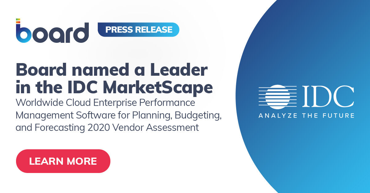 The all-in-one decision-making platform vendor was named a Leader based on strong market success and high viability for users on.board.com/2WeaP5c