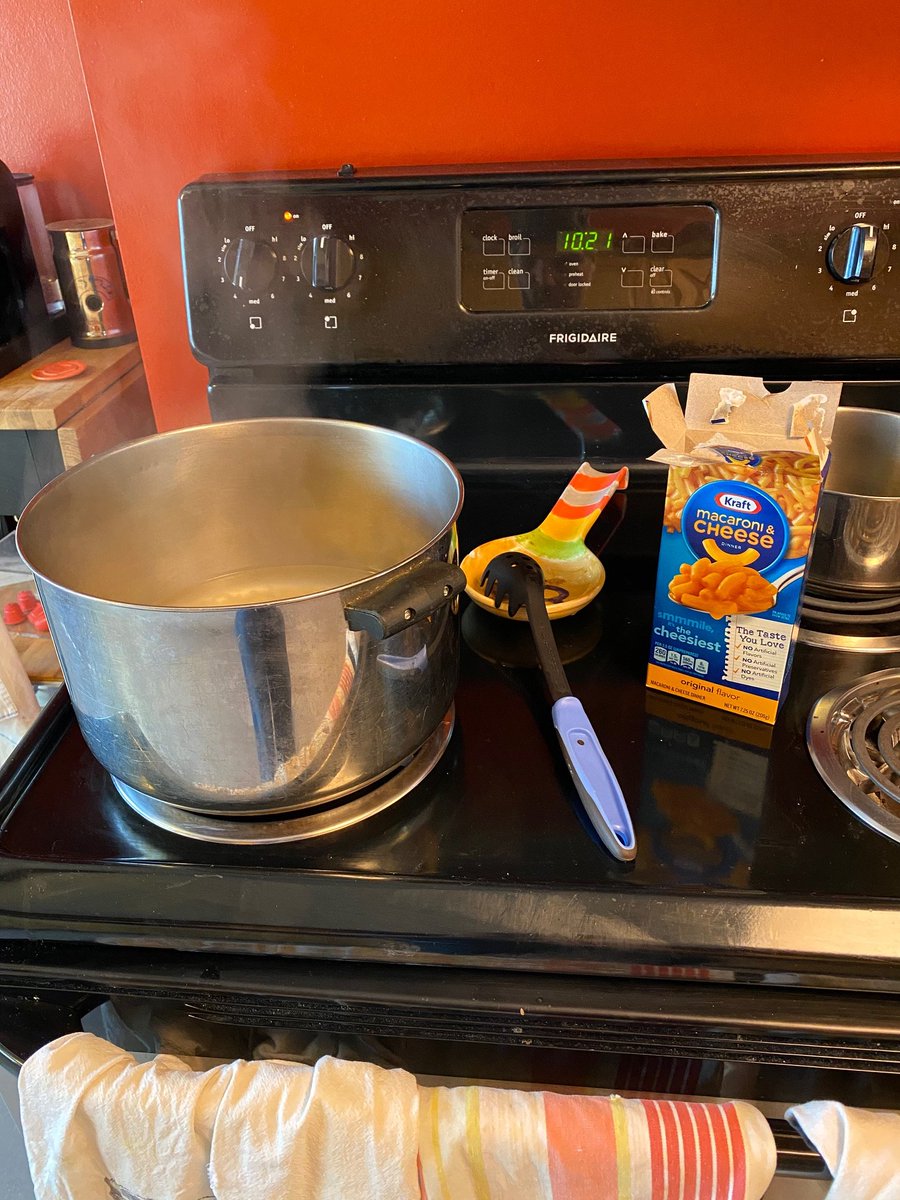 Here we go, god help us all. Did you guys know you’re supposed to use half a stick of butter in Kraft Mac and Cheese? That seems like a lot? Anyway, once it's all cheesy, in goes the spice.