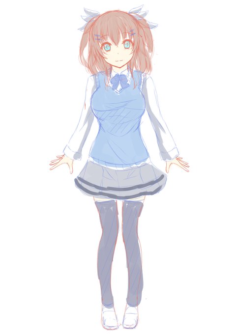 全身イラストのtwitterイラスト検索結果 古い順