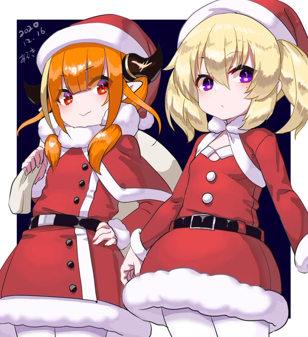 Wロリココさんサンタ

 #みかじ絵 