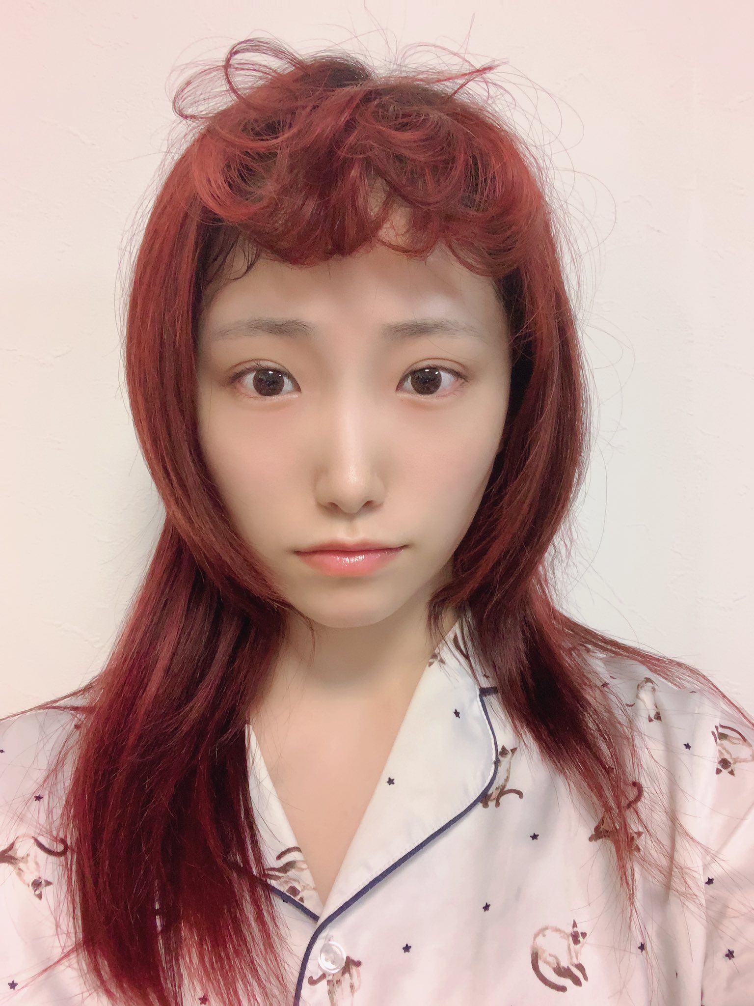 瀬名深月 仮面女子 Di Twitter Wwwww まってw 前髪カーラーしたまま筋トレとかしてて 1時間半くらい経って外したら これなんだけどw 朝になったらきっと平気だからとりあえず寝るww