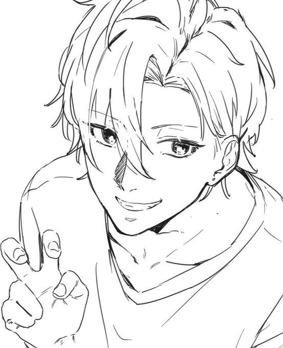 髪の毛難しかった…………200000000年かかった………… 