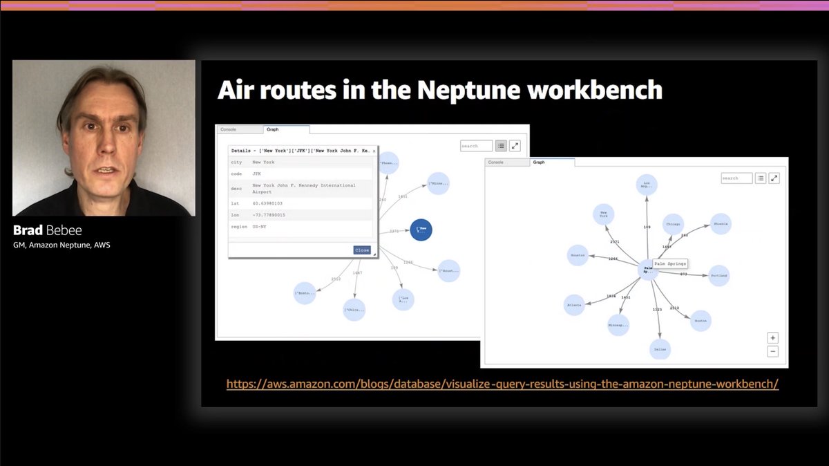 back to the air routes dataset for some example walkthroughs... #reinvent