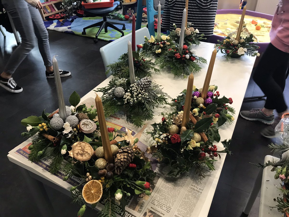 earlyyearsefc's tweet photo. Enjoying some creative time today @earlyyearsefc making table decorations for our families, not a bad first attempt @NewCityCol @MarciaG321 @CACHEORG @PhilHall11 #mentalwellbeing #proud https://t.co/hNDHU4AusQ