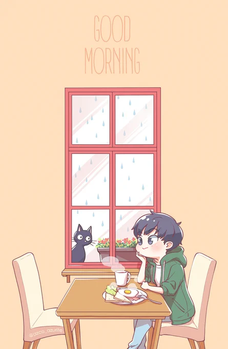 To: eclair
From: azco

Happy Holiday! I hope you like my work. Enjoy breakfast while listening to the soft rain ??✨

#nctss2020 