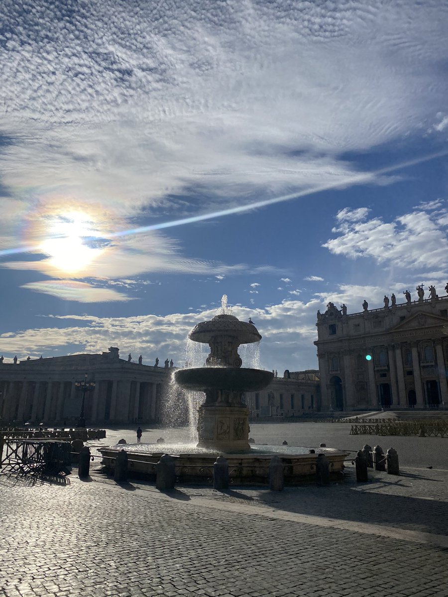 understandrome's tweet photo. I went to the Vatican to see the nativity scene that’s made lots of people very cross. It was made in ceramic between 1965 and 1975 at the Abruzzo town of Castelli &amp; was donated as a symbol of resilience as it’s survived two major earthquakes. I think it’s super! https://t.co/KaN7tBoqvN