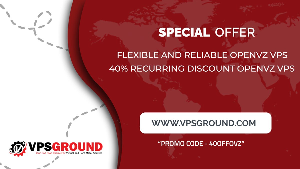 📢 📢 Hurry UP!! Special Offer 📢 📢

❇️ 40% Recurring Discount On OpenVZ VPS Hosting.

❇️ Promo Code: 40OFFOVZ

Order Link : 👇
vpsground.com/openvz-vps.html

#OpenVZ #VPS #VPSHosting #server #VPSServer #virtualserver #vpsground