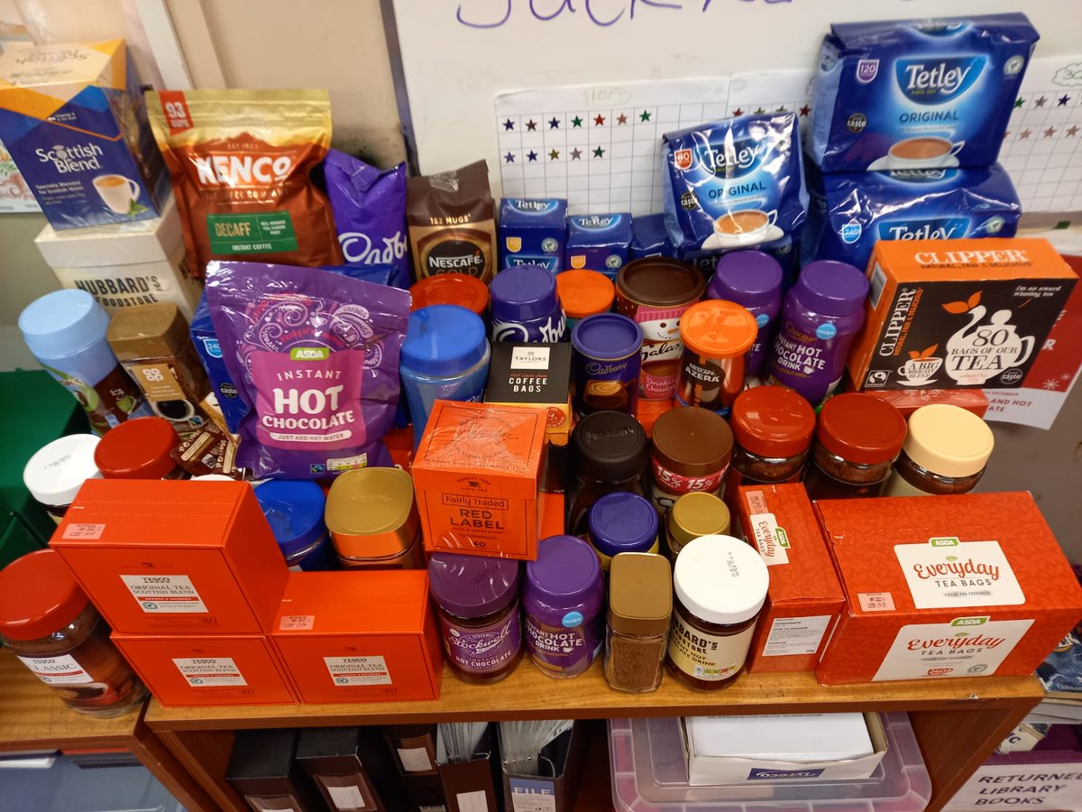 hazleheadacad's tweet photo. A HOT effort from an excellent TEAm today! Final day tomorrow, collecting biscuits, sweets and nuts #FoodBank #inclusion https://t.co/0n8zPatbzv