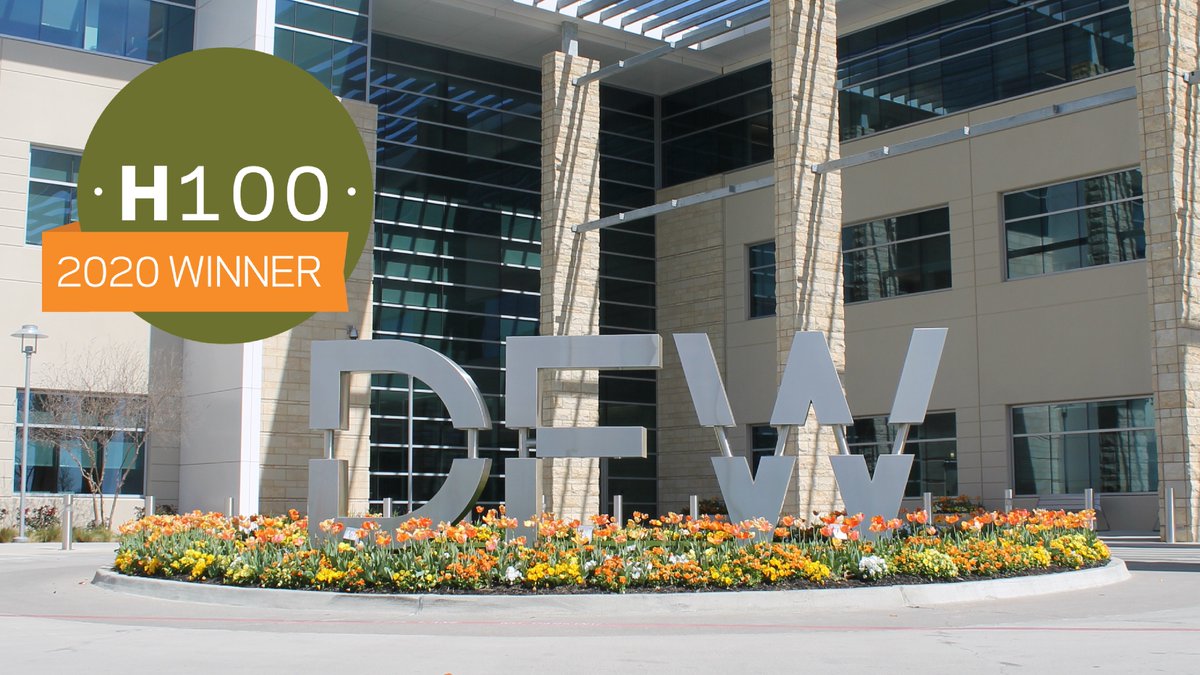 Excited to announce that DFW has once again been recognized as one of the <a href="/HealthiestER/">Healthiest Employers</a> in Texas.
We are committed to the physical and emotional well-being of our employees and their families.
Great job everyone! Let's continue this into 2021!