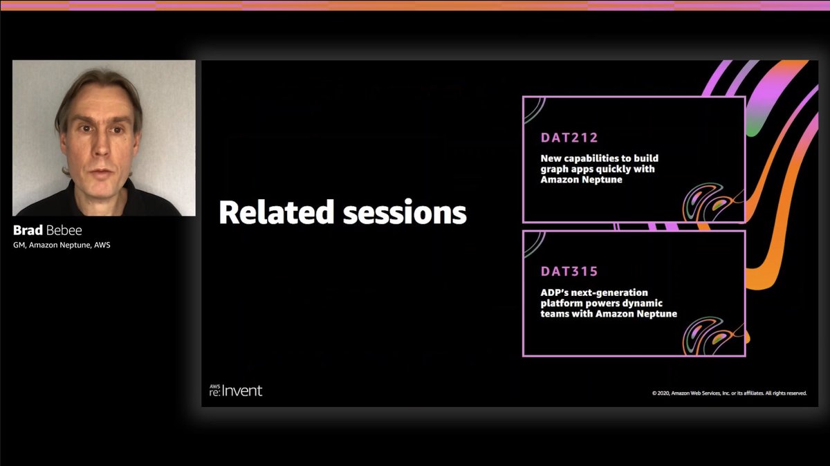 related sessions for Neptune at  #reinvent