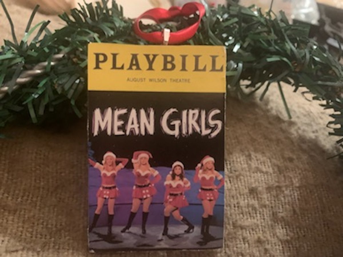 BroadwayBazaar's tweet photo. Mean Girls Christmas Edition Playbill Ornament #christmas #playbill #broadway #ornament #openingnightgift #musicaltheatre #broadwaybazaarstore https://t.co/ASDSPhdrKK https://t.co/t3IgrkF42I