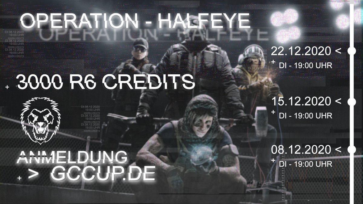 Silex_eSports's tweet photo. 👁 OPERATION HALFEYE #2
Schaffen wir mehr als 32 Teams?
Schaffen wir mehr als 200 Viewer?
Schaffen wir pünktlich live zu sein?
📎 >> https://t.co/nokeUceZRH <<
Wir werden es später erfahren...
Ab 19:00 Uhr live mit CastVAT auf
📺https://t.co/dSfhLe4hhU
#3k #credits #cup #gccup https://t.co/Uo5OMxiaQJ