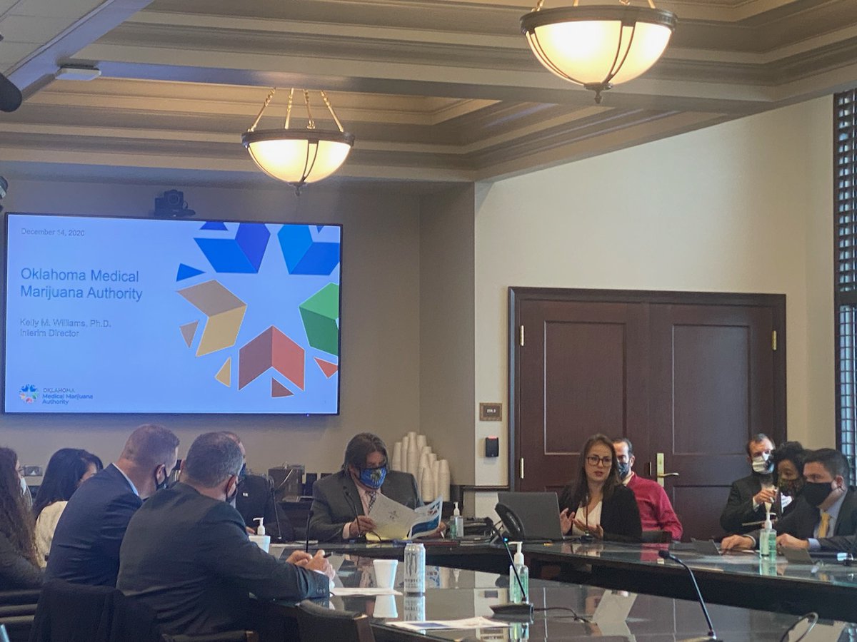 OMMAOK's tweet photo. OMMA interim director Dr. Kelly Williams talks to lawmakers about OMMA, what is currently happening and what will be happening in the next few months.

#omma https://t.co/Y69W5a6Rg3