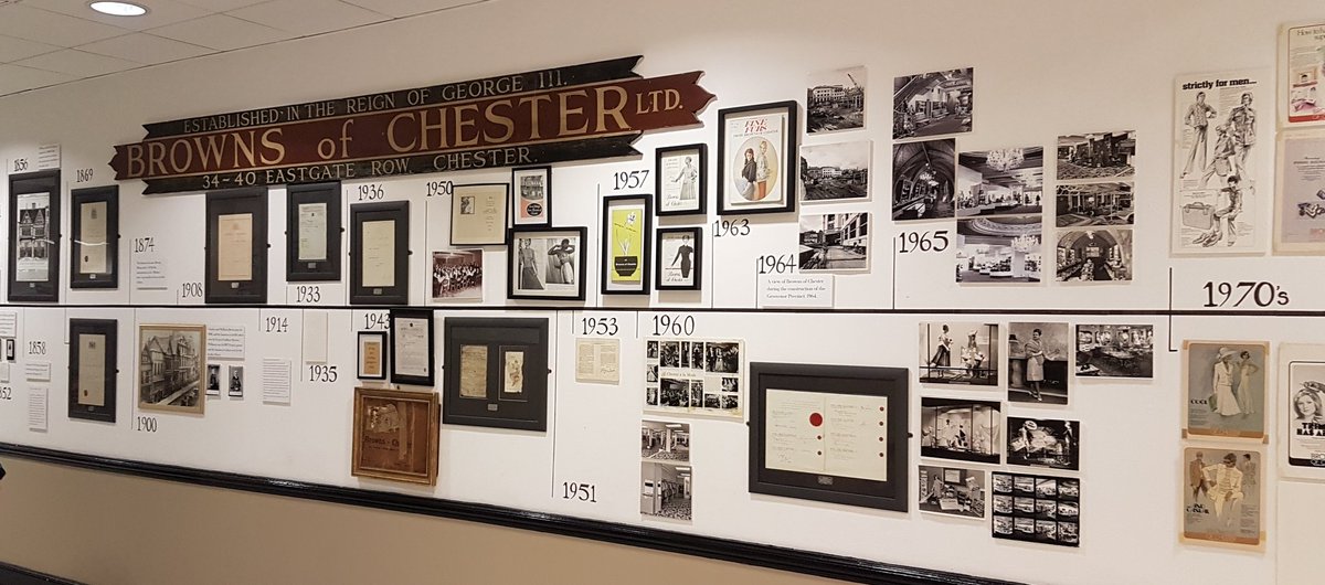 It is really sad to see the administrators' store closure process in play at Debenhams; formerly, Browns of  Chester... Leaving a prime, hard to fill, retail space on Eastgate Street <a href="/ChesterBID/">Chester BID</a>