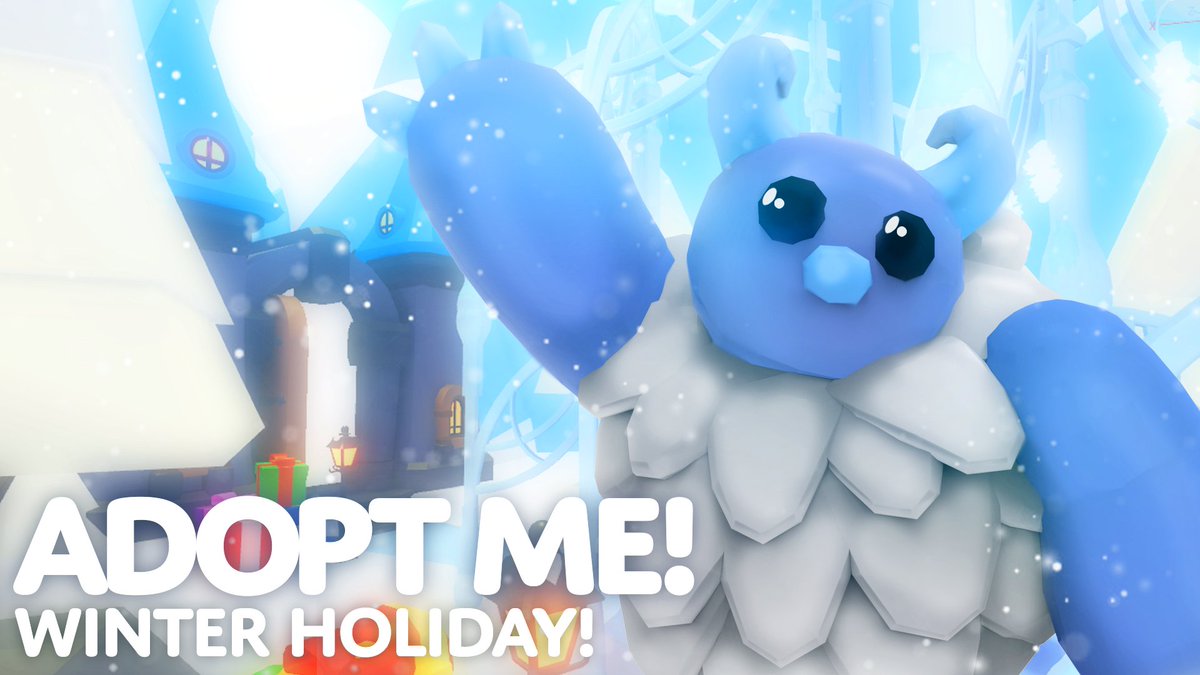 Adopt Me On Twitter Winter Holiday Is Live 6 New Festive Pets Including Legendary Snow Owl And Frost Fury 4 New Minigames Play To Earn Gingerbread New