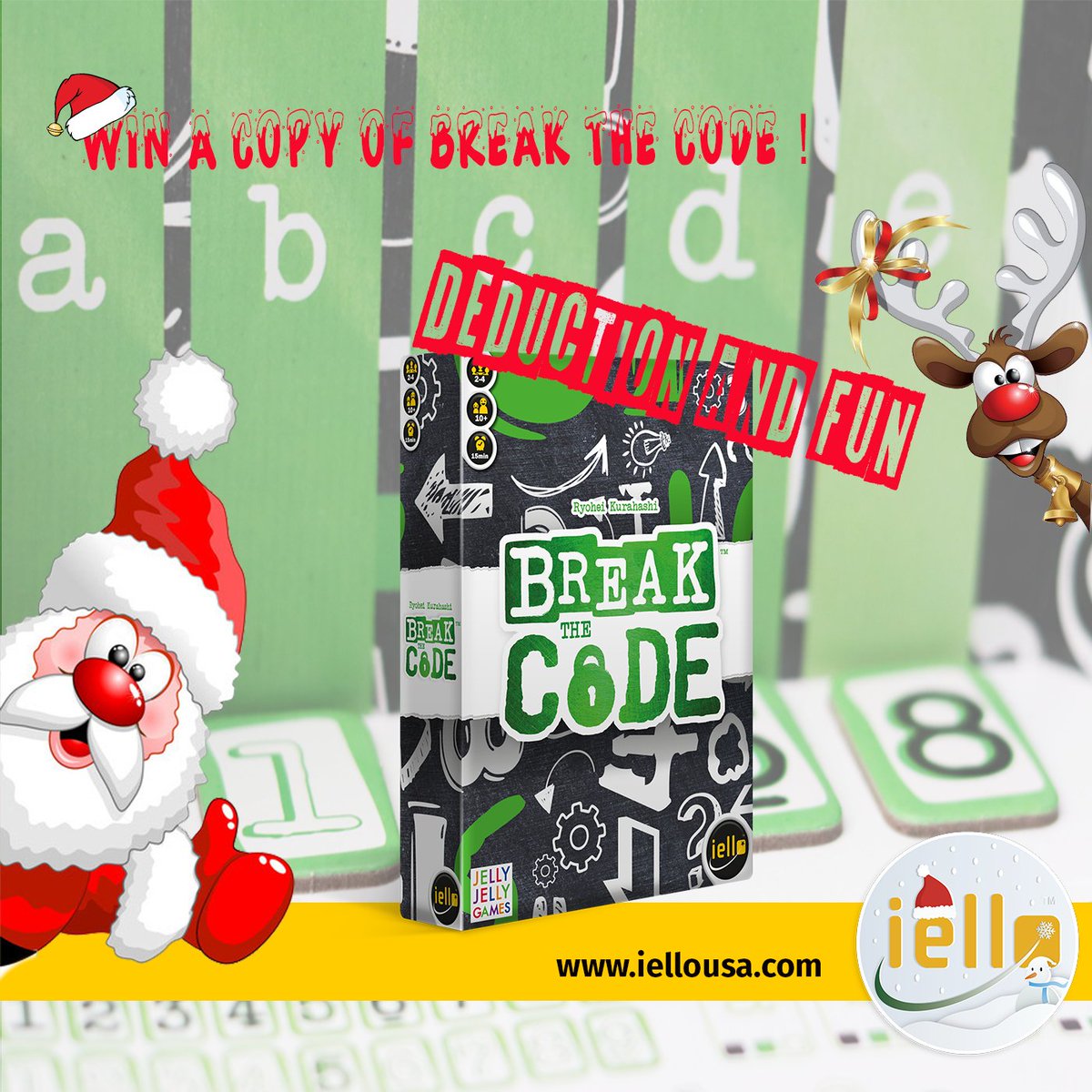 IelloUSA's tweet photo. 🎅#wewanttospoilyou!🎅 One week to win 10 Break the Code! (random draw on 12/21)
👉https://t.co/iNRs2QazXG
This year, more than any other year, our local businesses need us, #thinkLGSfirst🏩 https://t.co/wcTCbRLpda