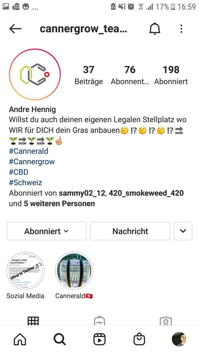 CannerCookies's tweet photo. Follow on #instagram 

Cannerald🇨🇭🌱📈📊👉😎

#CBD Switzerland Austria #cannabisLegal #CannabisMedicinal #CannabisNews #cannabisindustry #Health #MedicalMarijuana #legal #LegalizeIt #weed #hanf #Hemp #we #grow #for #you #Like #and #follow #cannergrow https://t.co/kB7E0mD9TL
