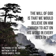 KofC15719's tweet photo. MT 21:28-32 Tuesday of the Third Week of Advent
Like the second son in today’s Gospel, Lord, we make promises that we do not keep. https://t.co/XnJrLNS9HA