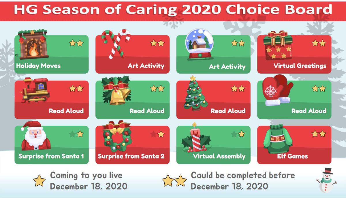 Season of Caring has begun! Which activities would you pick? So many choices!!! <a href="/MrCummingsTDSB/">Ricardo Cummings</a> #choiceboard #virtuallearning #tdsb