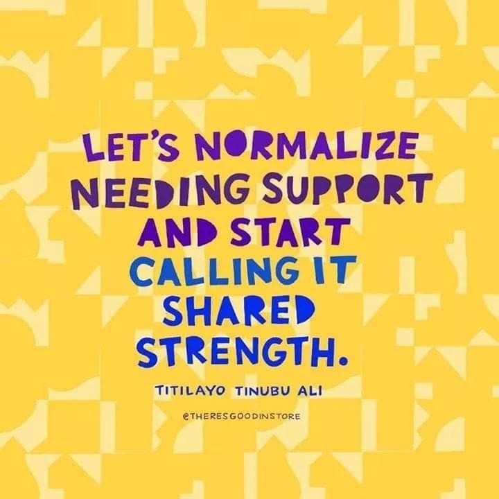 AFSP_WV's tweet photo. There's no shame in needing support!
#YouAreNotAlone #EndTheStigma #TakeCareOfYOU #AFSP #AFSPWV #StopSuicide #BeTheVoice #TogetherWeAreStronger #MentalHealthMatters #ItsOkayNotToBeOkay #Support #SharedStrength #Hope
๐ผ๏ธ: @theresgoodinstore https://t.co/QEhch07TG0