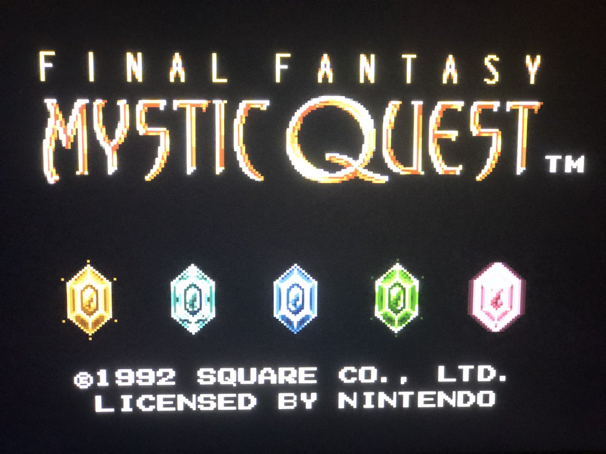 SwittSwoo's tweet photo. Time for s’more ffmq before the gym.
#GamersUnite #FinalFantasy #magicquest #RETROGAMING #RetroGames #gaming https://t.co/3jXSJ2tvL3