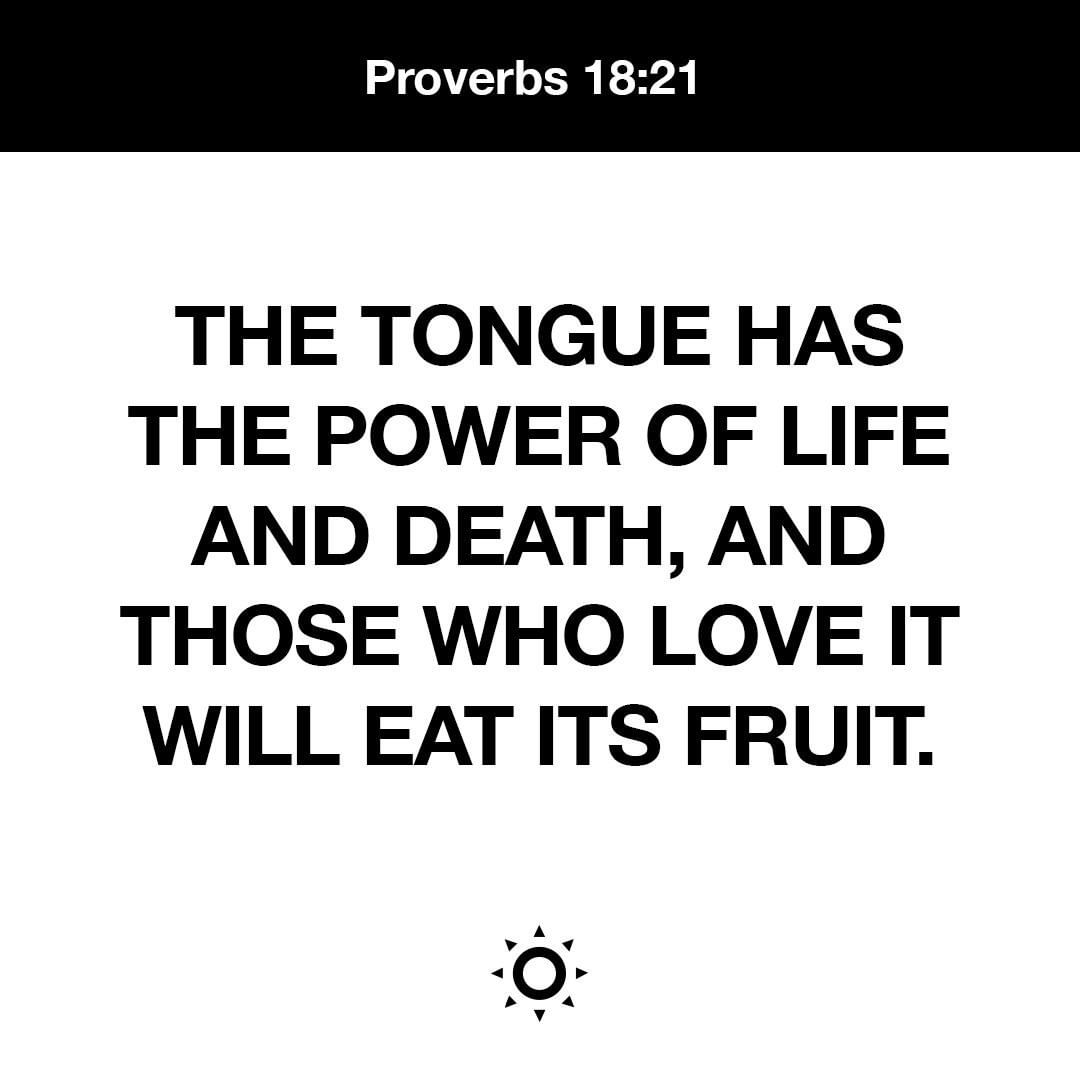 Beware that which leaves your mouth, for it can make or break you ✝️🙏
