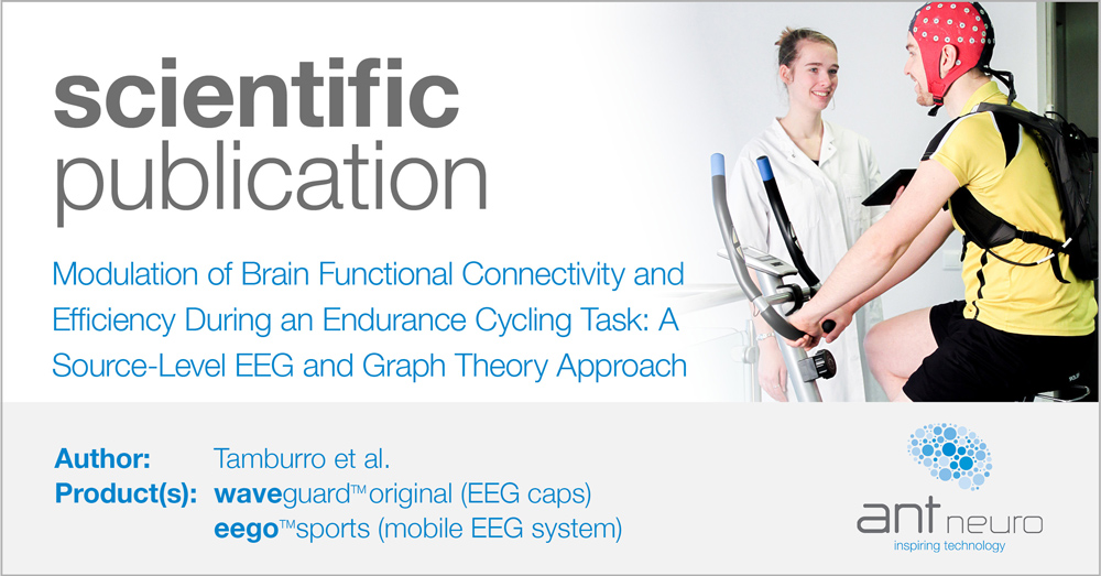 ANTNeuro's tweet photo. Do you know how physical exhaustion levels influence brain activity? Read about the research that investigated and quantified variability of functional connectivity and brain network efficiency during an endurance cycling task: https://t.co/UWKSth7iGZ 

#EEG #eego #waveguard https://t.co/vUA1a6xd9V