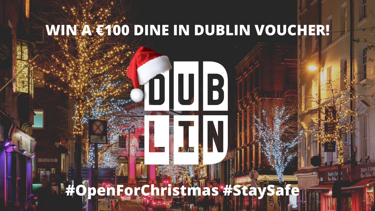Dublin (@dublin_ie) on Twitter photo #COMPETITION TIME!
To celebrate the release of our #OpenForChristmas video, we're giving you the chance to win a €100 <a href="/dineindublin/">Dine in Dublin</a> voucher to spend at a local restaurant of your choice. To enter, like & RT this post! The winner will be announced on 22 December. #Dublin #COMPETITION TIME!
To celebrate the release of our #OpenForChristmas video, we're giving you the chance to win a €100 <a href="/dineindublin/">Dine in Dublin</a> voucher to spend at a local restaurant of your choice. To enter, like & RT this post! The winner will be announced on 22 December. #Dublin