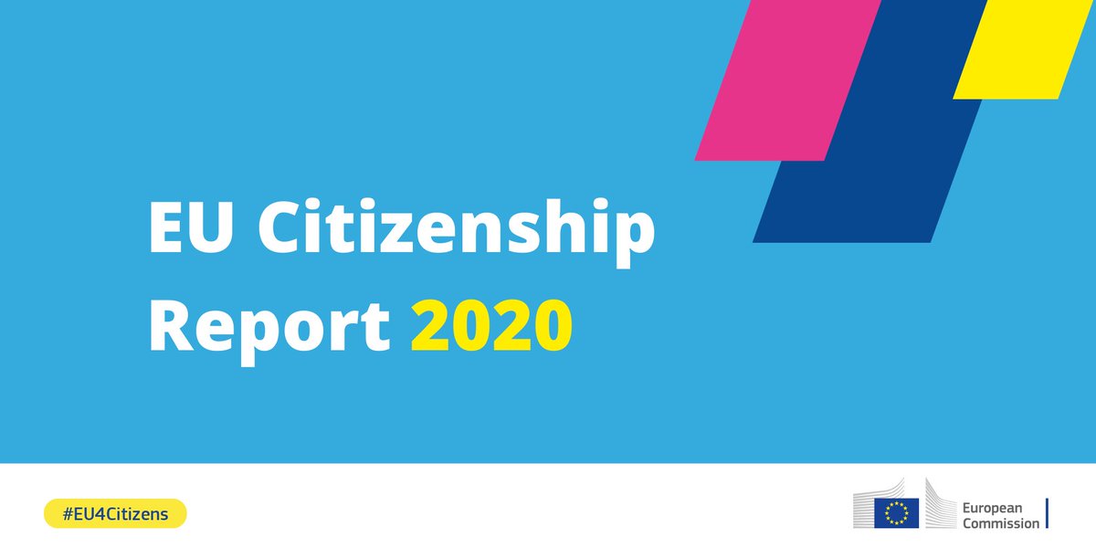 #EUCitizenship Report 2020 🇪🇺
📚takes stock of progress since 2017
👍proposes new priorities &amp; actions to bring tangible benefits to EU citizens

🤔What are those priorities?
🔎Find out here
➡️ec.europa.eu/commission/pre… 

#EU4Citizens #EUdemocracy